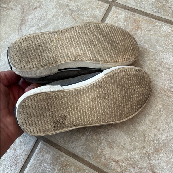 Sperry gray canvas top sider boys size 1 - Picture 3 of 5